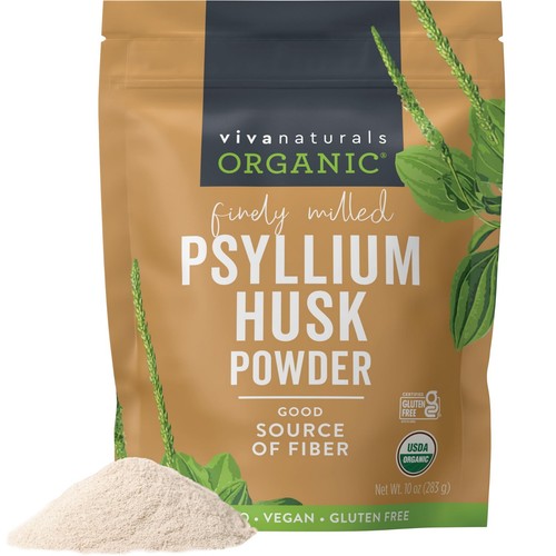 Organic psyllium husk powder - psyllium,